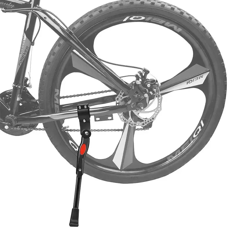 Side Kickstand for Bicycles – Adjustable, Fits Multiple Wheel Sizes
