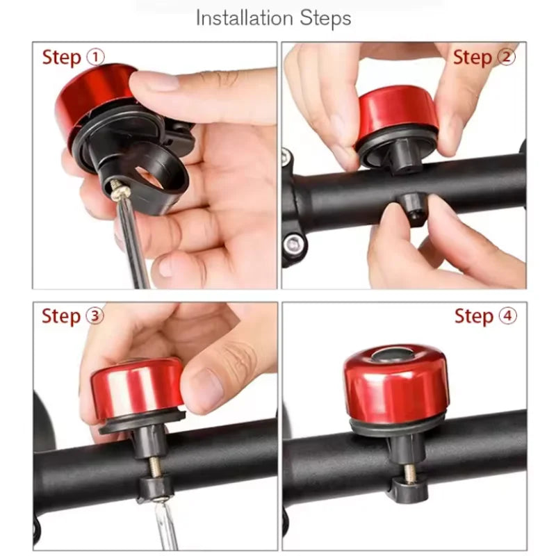 Aluminum Bike Bell – Safety Horn for Road & MTB