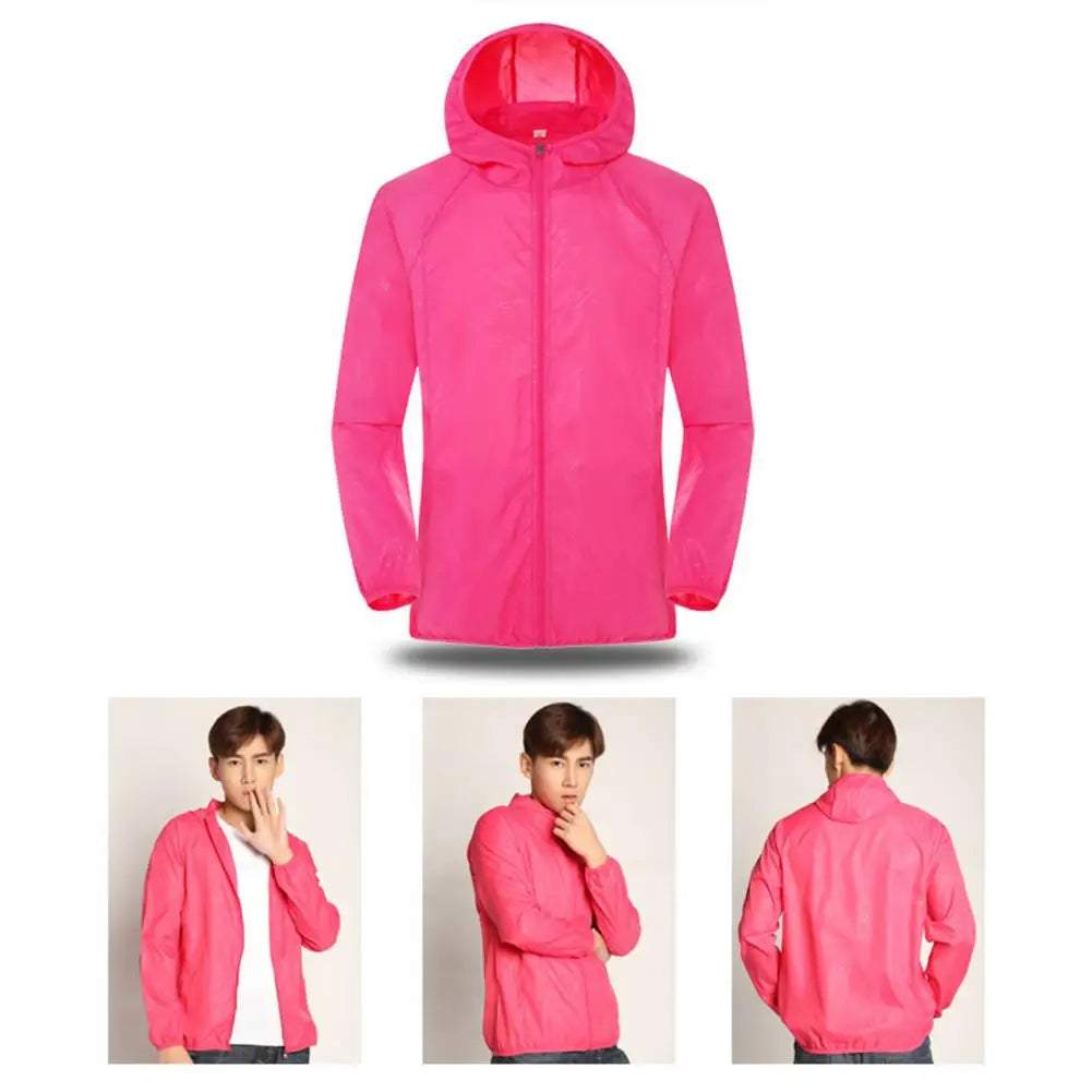 Portable Windbreaker Jacket – Sun and Rain Protection for E-Bike Riders