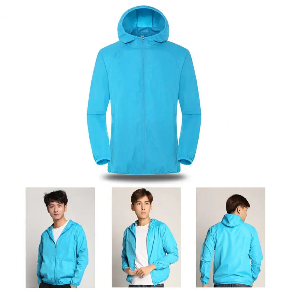 Portable Windbreaker Jacket – Sun and Rain Protection for E-Bike Riders