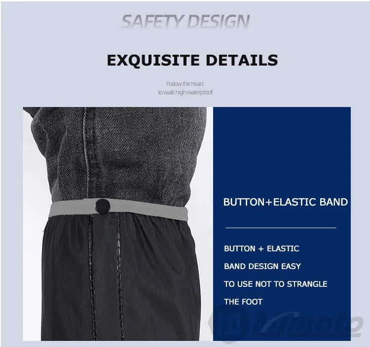 Waterproof Rain Covers for E-Bike & Motorcycle Boots – Unisex