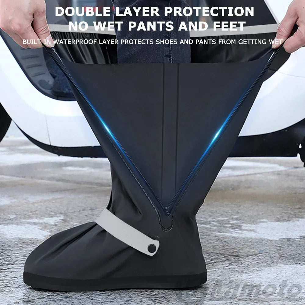 Waterproof Rain Covers for E-Bike & Motorcycle Boots – Unisex