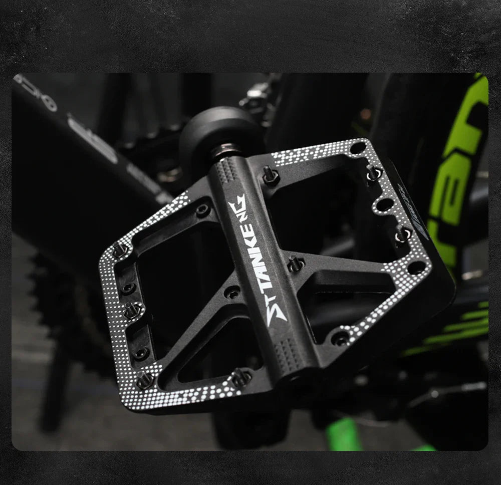 Wide Nylon Pedals – Anti-Slip Platform for E-Bike & MTB