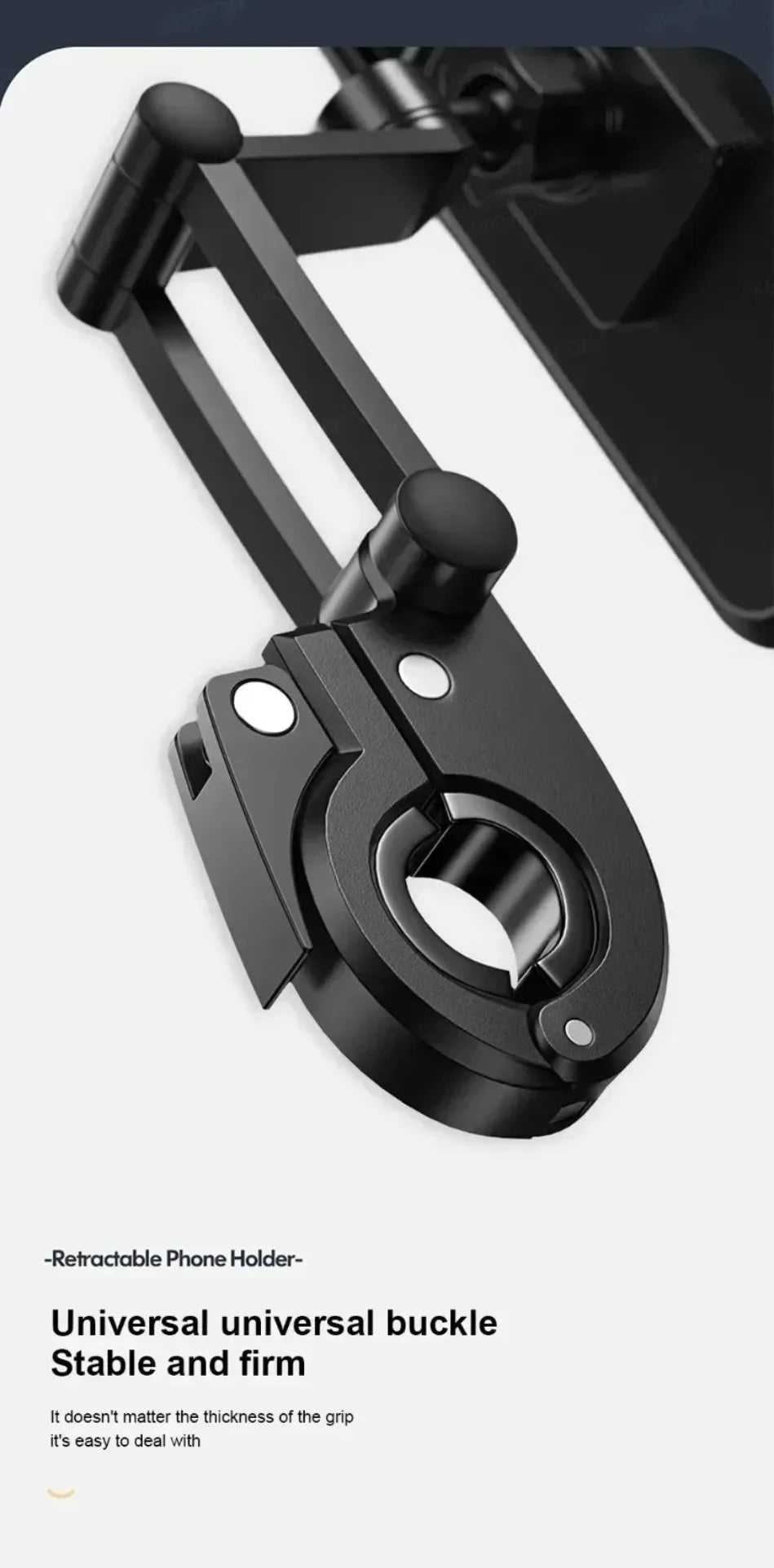 Waterproof Phone Holder – 360° Rotation for E-Bikes & Motorcycles