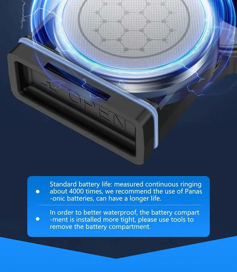 Loud Electronic Horn for E-Bikes – 120dB, Waterproof