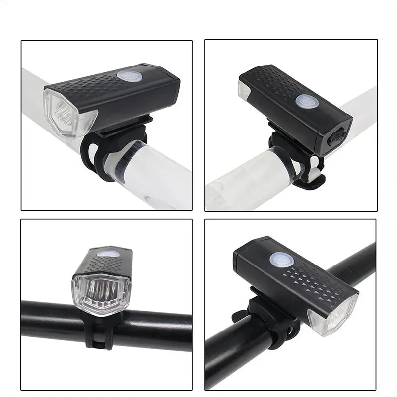 E-Bike Light Set – USB Powered, Easy Installation, 3 Modes
