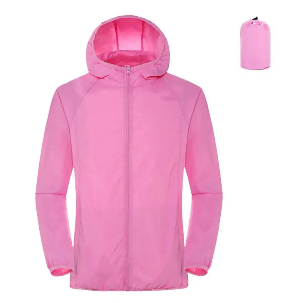 Portable Windbreaker Jacket – Sun and Rain Protection for E-Bike Riders