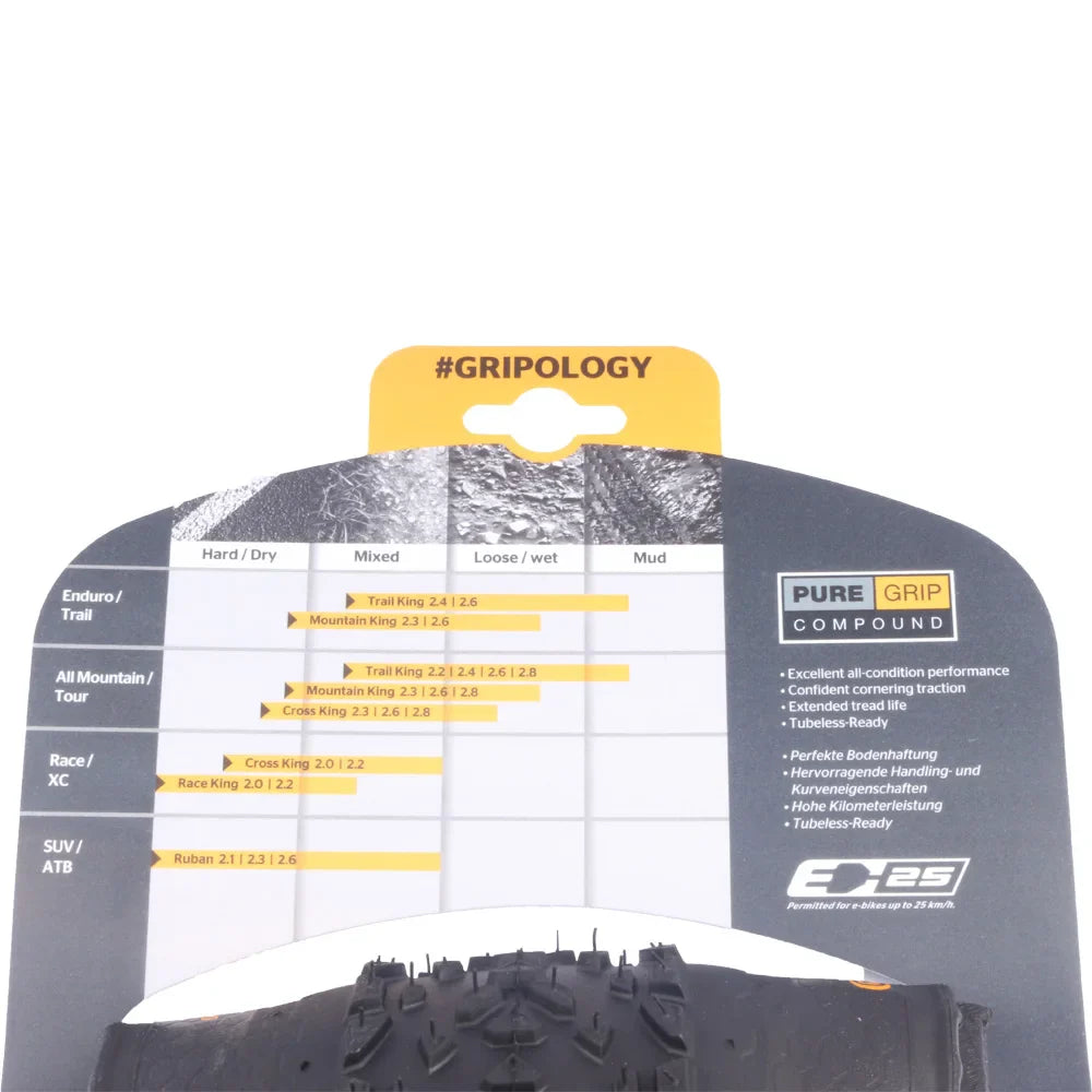 Continental RACE KING Mountain Bike Tires Mountain XC Anti Puncture Tubeless Bicycle Tire 26x2.0/2.2 27.5x2.0/2.2 29x2.0/2.2