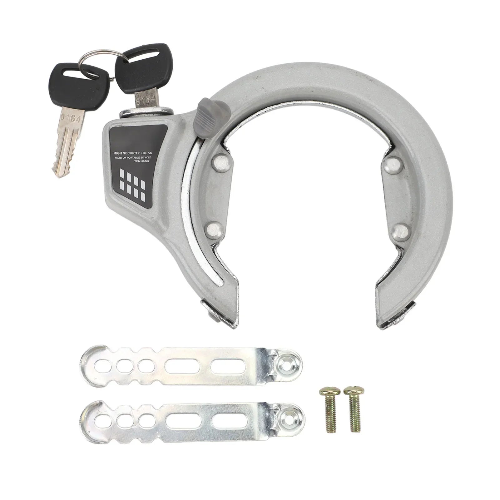 Bike U-Lock with Keys – Lightweight Aluminum, Theft Protection