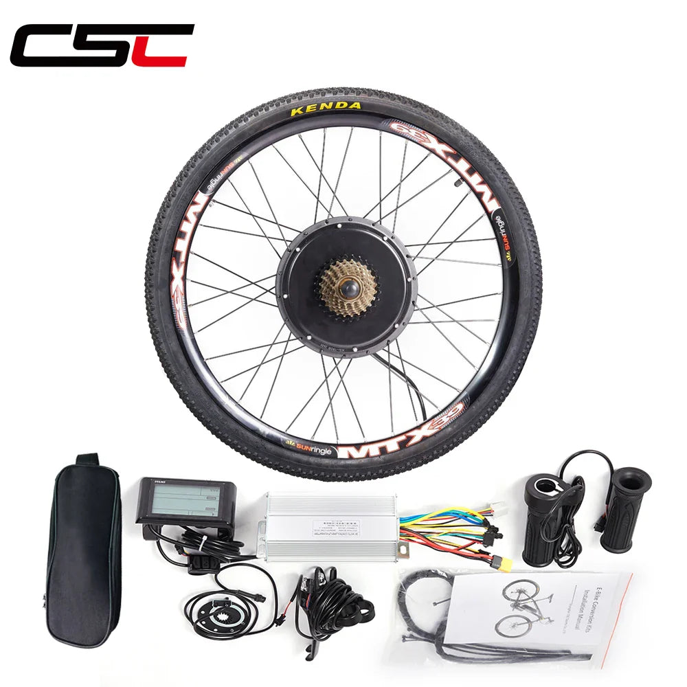27.5" 700C 36V 350W Rear Hub Motor Kit – CSC Rim – Threaded Freewheel – E-Bike Conversion Kit