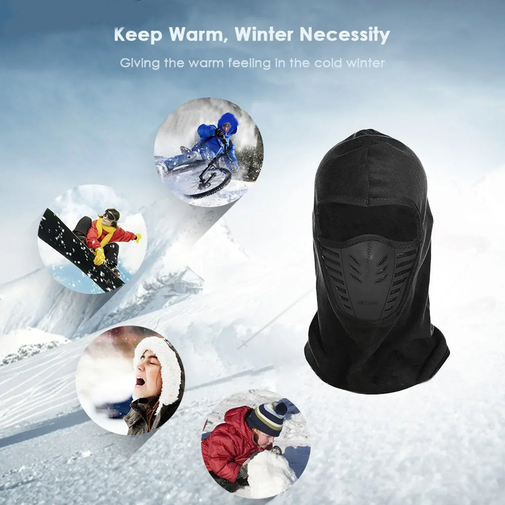 Winter Full Face Mask – Thermal & Windproof for E-Bike Riders