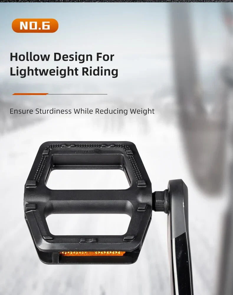 Cycling Pedals for Electric Bikes – Non-Slip, 9/16'' Fit